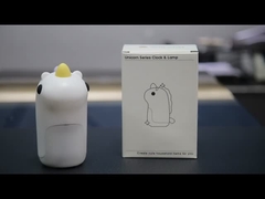 Mini Smart Unicorn Silicone Nachtlicht Alarm Clock Ondersteuning Dimmer Aanpassingen